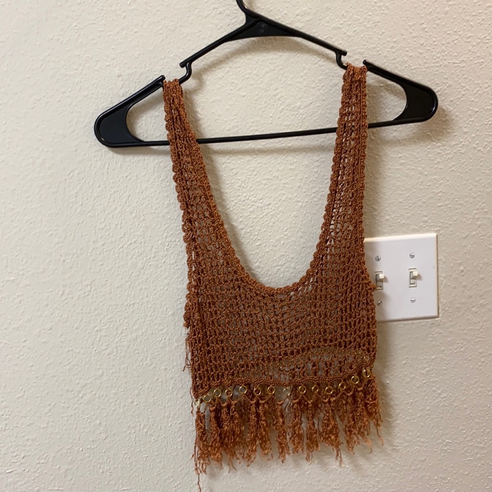 Bikini top cover up